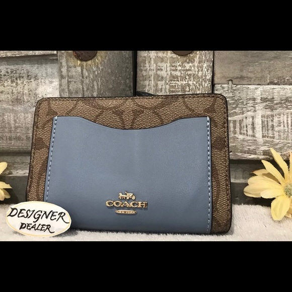 Coach Handbags - Coach Colorblock Logo Med. Zip Wallet NWT # 27147